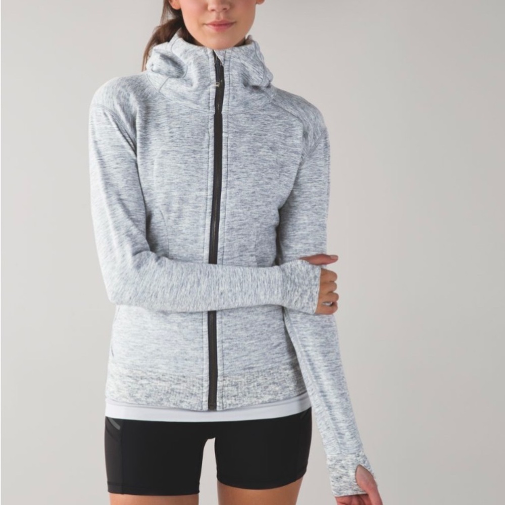 Lululemon Scuba Hoodie II Heathered Space Dyed Gris 4
